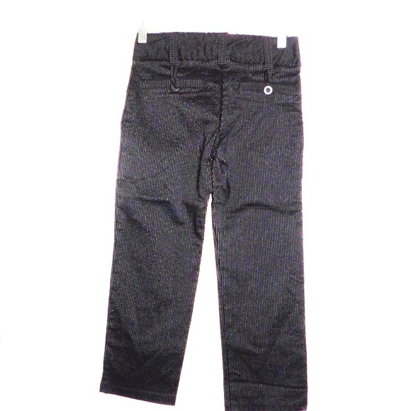 Ponny Tail Women's Black Pin Stripe Capri Pants Size Small - Picture 2 of 3